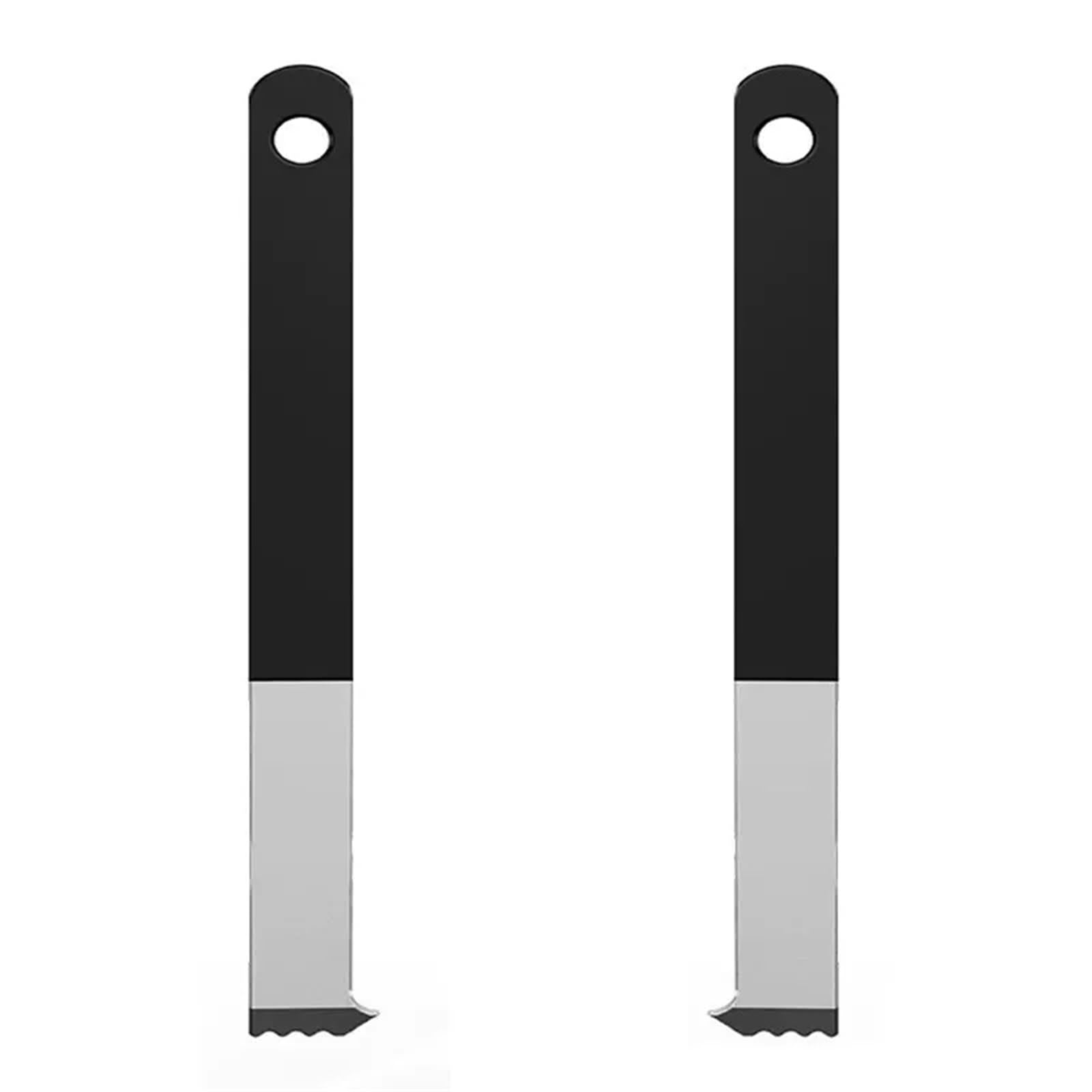 2pcs Stainless Steel Paver Puller Extractor Tool with Joint Scraper Teeth & Gripper Slots for Garden Paving Block Replace for Blocks