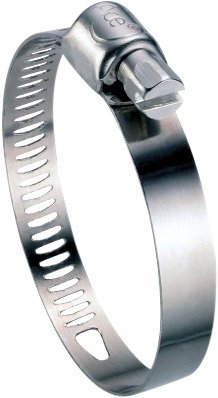 Collier à bande perforée W4 largeur bande 8 mm Ace - Diamètre 25-45 mm - Vendu par 25