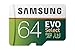 SAMSUNG (MB-ME64GA/AM) 64GB 100MB/s (U3) MicroSDXC EVO Select Memory Card with Full-Size Adapter