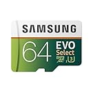 SAMSUNG (MB-ME64GA/AM) 64GB 100MB/s (U3) MicroSDXC EVO Select Memory Card with Full-Size Adapter