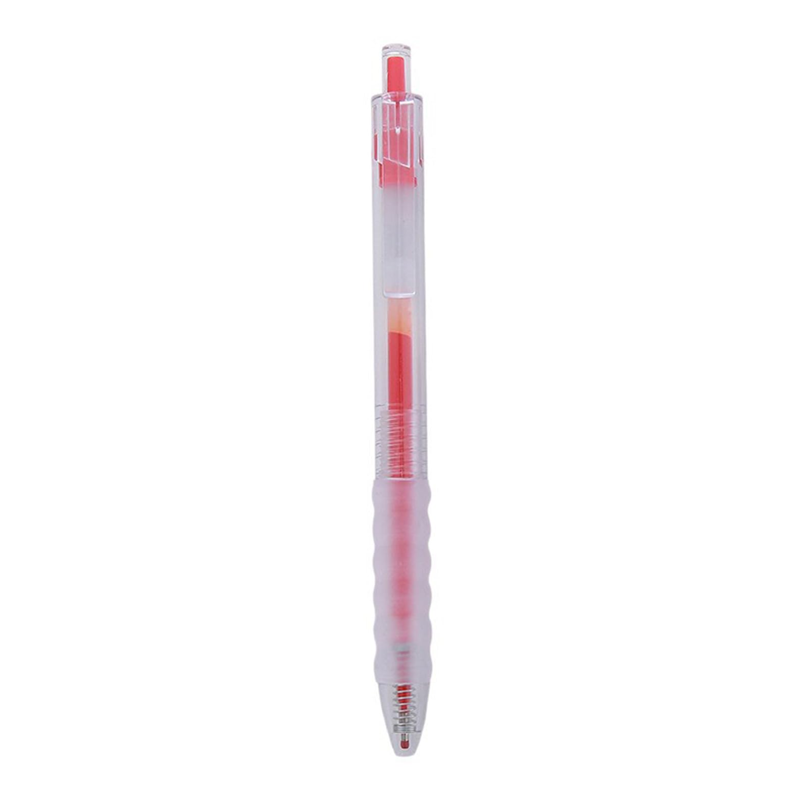 Xjdzineq 3 Ergonomic Retractable Gel Pen 0.5MM Refillable Quick-Dry Design for Smooth Writing Note-Taking Tasks Writing Pen
