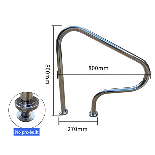 Barandas de Acero Inoxidable para Piscina, Set de 2 miniatura 4