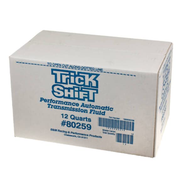 B&M 80261 Trick Shift Automatic Transmission Fluid - Case of 12 Quart Bottles