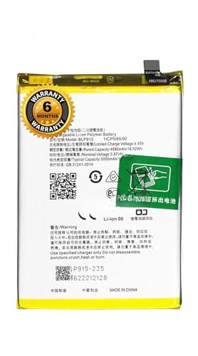 Image of Original BLP915 Battery for Oppo A17 CPH2477 / A17K CPH2471 / A57 5G PFTM20 Battery with 6 Month Warranty****(N253)