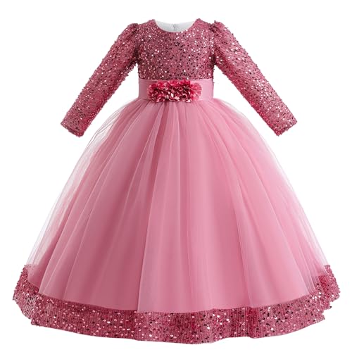Robe de fête en tulle fille idéale pour un mariage ou Noël