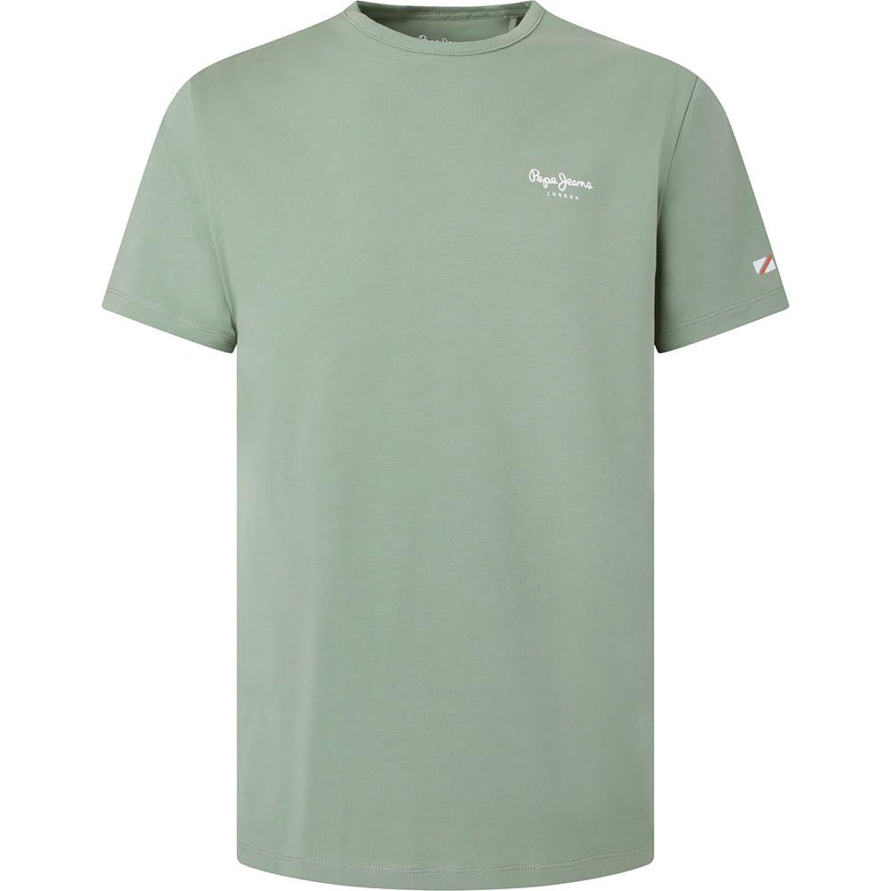 Pepe Jeans Herren Original Basic 3 N T-Shirt, Grün (Casting), S