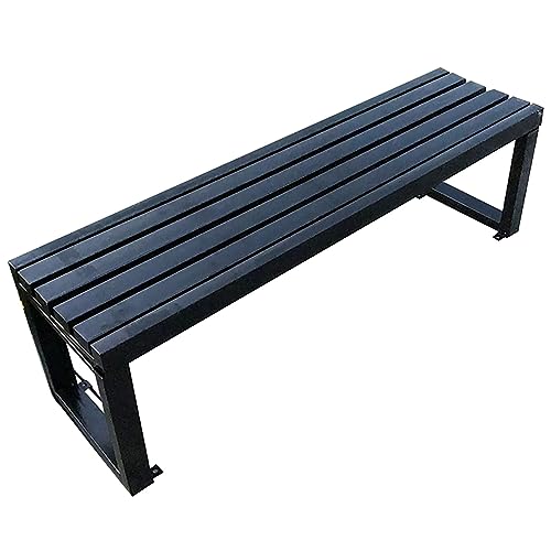 Banco de parque impermeable y antioxidante con tablero grueso