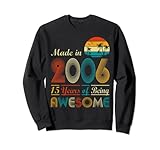 Photo Gallery vintage retro made in 2006 15th birthday 15 anni regali felpa Photo Gallery vintage retro made in 2006 15th birthday 15 anni regali felpa