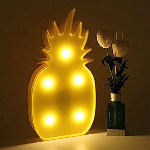 Lámpara LED Piña Decorativa de Mesa y Pared miniatura 7