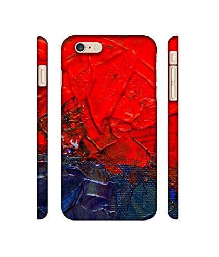 Image of Amazon Brand - Solimo Designer Red Wax Color 3D Printed Hard Back Case Mobile Cover for Apple iPhone 6 Plus / 6S Plus