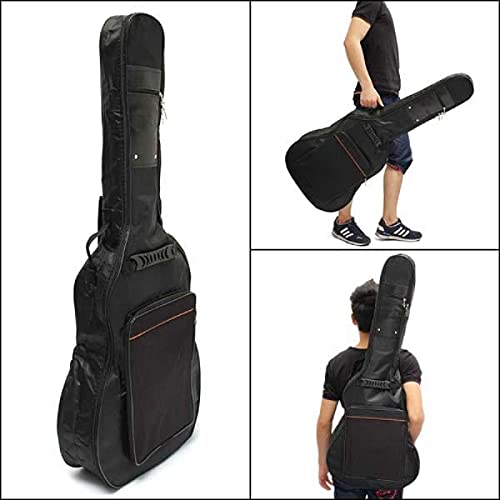 Housse de transport rembourrée pour guitare – 104,1 cm d’épaisseur – Double bandoulière – Noir - Les Beatles, Paul McCartney, John Lennon, RIngo Starr, George Harrison Housse de transport rembourrée pour guitare - 104,1 cm d'épaisseur - Double bandoulière - Noir – Image 7