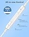 USB C Headphones for iPhone 17 Pro Max 17 Air 16e 16Pro 15 Plus, USB-C Earphones Wired Type C Earbuds with Microphone & Volume Control HiFi Stereo for Samsung S25 Ultra S24 FE S23 A17 A16, Pixel 10 9