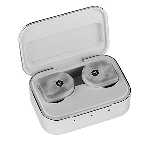 Image of Master and Dynamic MW07 Plus True Wireless Earphones - White Marble
