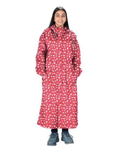 Image of LUX VENUS Printed Over coat Rainwear for Women