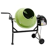 TRUTZHOLM Betonmischer 70 Liter Fassungsvermögen 275W / 230V Elektomischer 27,5 U/min Trommel Ø43...