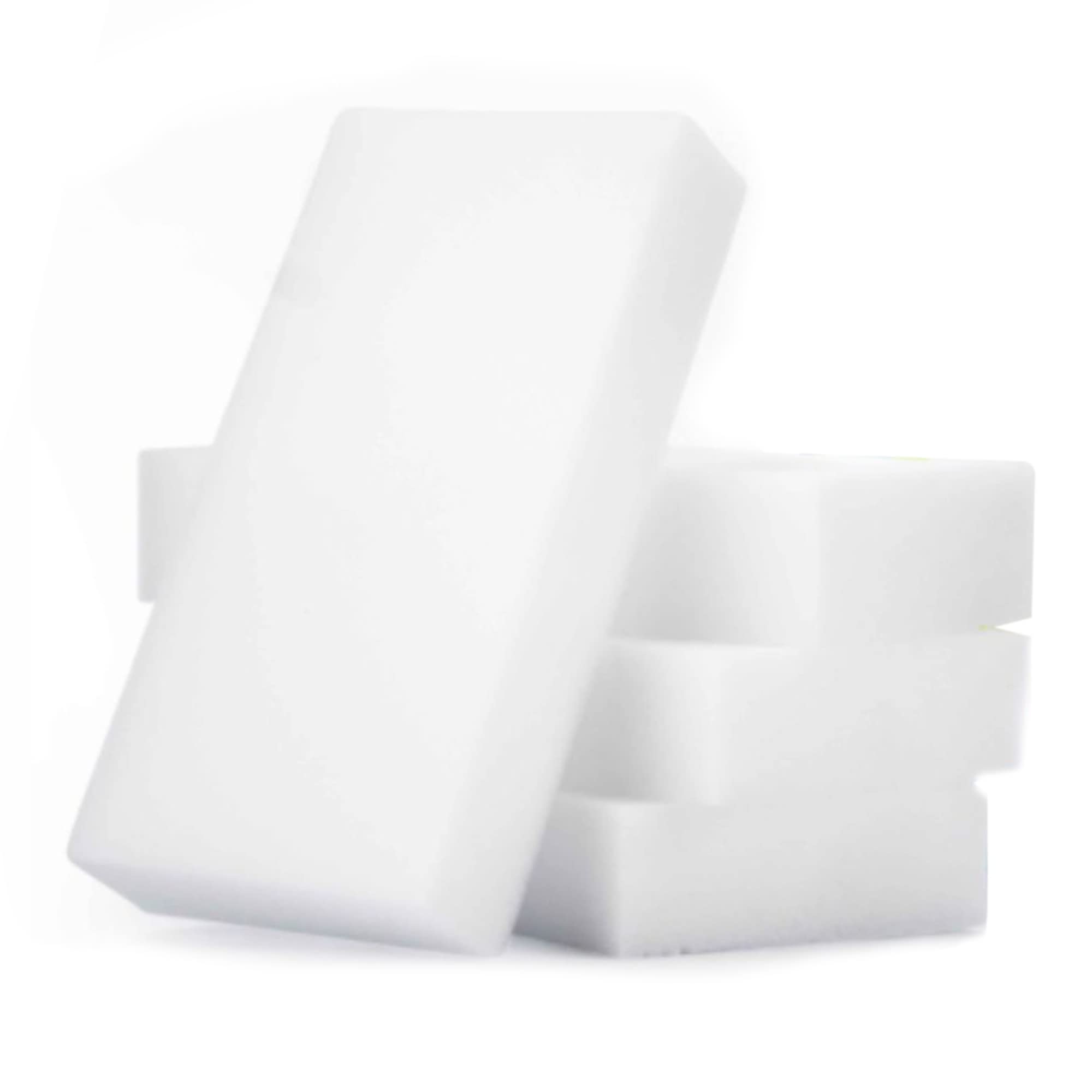 Eraser Sponge Magic Sponge Cleaning Eraser Sponge Melamine Sponge Foam Cleaning Pads for Kitchen Bathroom Wall Cleaner Long Strong Reusable Remover Dirt Stain Grime Floor Surfaces Kitchen 4 Pcs