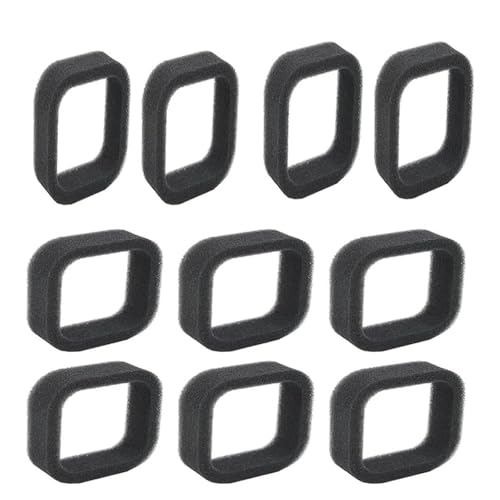 HUIKKJP エア交換フィルター 10枚 刈払機 草刈り機エンジン/トリマー対応用 エアクリーナー ワルボロ キャブレター 専用アクセサリ