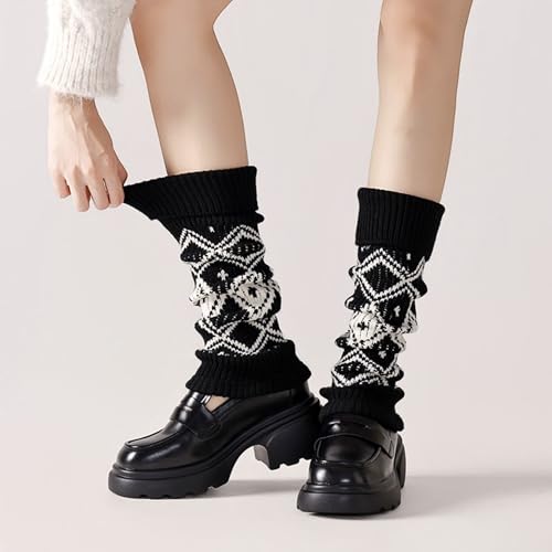 Image of Knitted Leg Warmers,womens leg warmers,Socks Long Yoga Ankle Warmers Women's Wool Warm Boot Socks