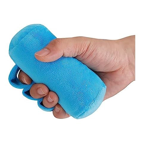 BXT Hand Contracture Cushion Pad with Finger Separator Grip Strength Training Cone Hand & Finger Aid for Elderly Bedridden Stroke Hemiplegia Patients Finger Caring Anti-Bedsore Palm Grip Protection Cover