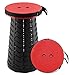 DOPGL Sgabello pieghevole, portatile, retrattile, regolabile in altezza (2 ° generazione), sgabello pieghevole per campeggio, pesca, escursionismo, barbecue, giardino, sgabello telescopico da viaggio