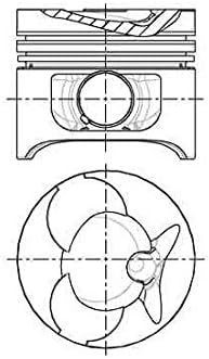 Nüral 87-743100-10 tłok