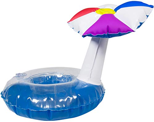Folat 20287 Inflatable Floating Parasol Cup Holder, Blue