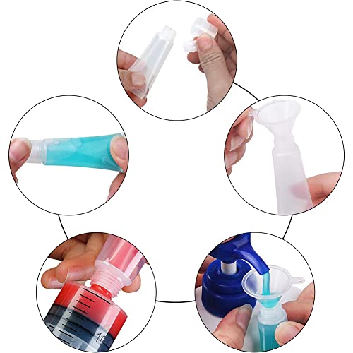 GNAUMORE Tubetti Vuoti Ricaricabili Crema,6 Pcs