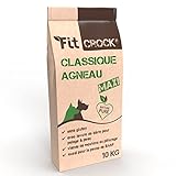 cdVet Fit-Crock Hundefutter trocken Classic Lamm Maxi 10 kg, glutenfrei
