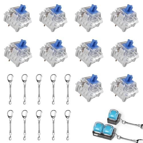 Image of Zhouwang 500PCS Blue Click Switch,Clicky Mechanical Keyboard Switches