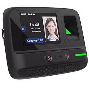 AERJMA Biometrische Vingerafdruk Wachtwoord Vingerafdruk En Gezicht Alles-in-één Aanwezigheidsmachine Bedrijf Werknemer…