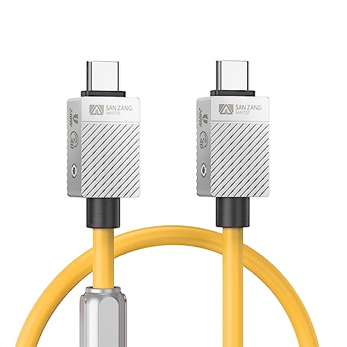 ⚡【Ricarica rapida da 240 W】 Questo cavo da USB-C a USB-C da 240 W offre prestazioni di ricarica senza rivali. In soli 35 minuti, può caricare Switch fino al 90%, Samsung S20 fino al 96%, MacBook Pro fino all'86%. Dì addio alla frustrazione della ricarica lenta e non perdere mai un altro momento inattivo mentre la batteria si ricarica. Si prega di notare che per ottenere risultati ottimali è necessario un adattatore per porta C con la potenza appropriata.