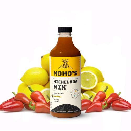Momo's Michelada Mix - Tomato-Free, Vegan, Lemon-Based, Central American-Inspired Refreshing Fiesta...