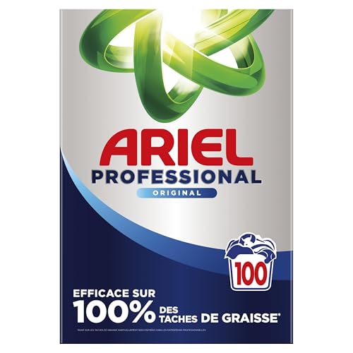 Ariel Professional Lessive en poudre Original 100 lavages, 5.5kg, Efficace
