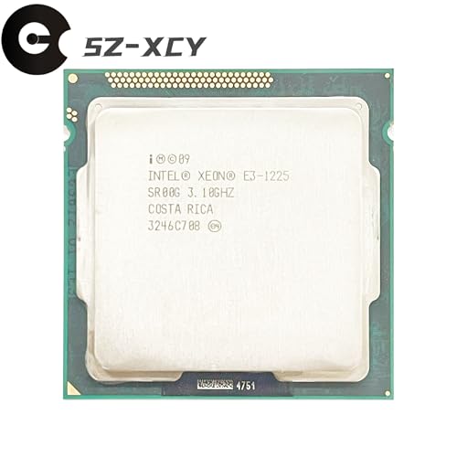 CPU E3-1225 Quad-Thread 3,1 GHz avec cache 6M pour performance de traitement informatique 95W - 2