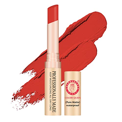 Colors Queen Beauty Lips Velvet Finish Matte Lipstick | Highly Pigmented With Smooth Application | Long Lasting Lipstick Waterproof | Smudge Proof Lipstick For Rs. 201 @ 50 %