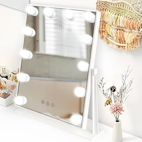 Hibtn Hollywood Vanity Mirror With Lights Cover