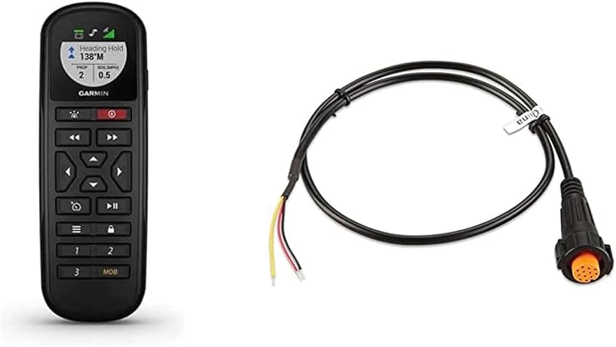 Garmin Autopilot Remote 010-12833-10 and Rudder Cable for GHP 12 Autopilot 010-11532-00