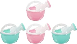 SHOWERORO 4 pcs plastic beach watering cans small plastic watering cans kids watering cans watering cans for