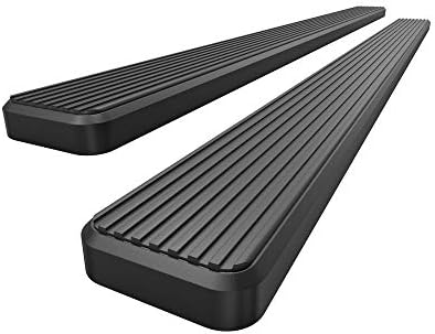 Compatible with Wrangler JK 2007-2018 Sport Utility 4-Door (Nerf Bar | Side Steps) 4" Black Eboard Running Boards