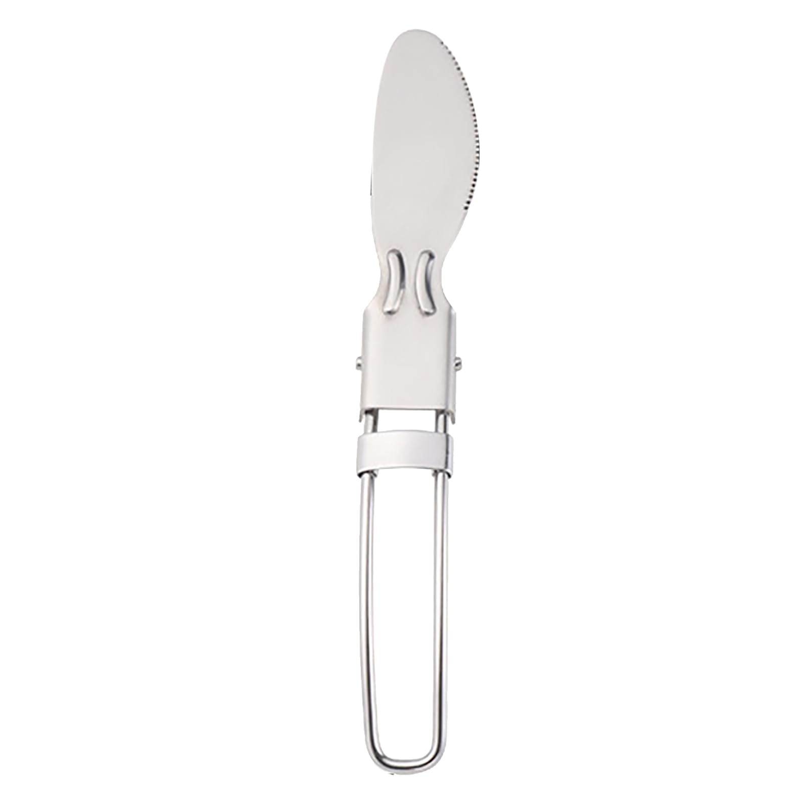 Portable Stainless Steel Flatware Set Travel Camping Picnic Foldable Cutlery Utensils Utensil 304 Stainless Steel Portable Lightweight Folding