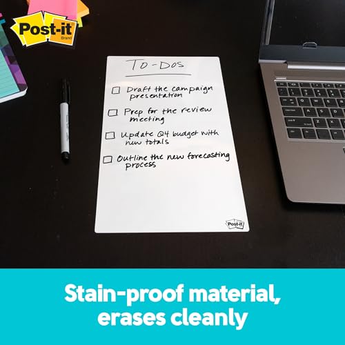 Post-It DEFSHEETS-3PK Dry Erase Sheets, 7 In X 11.3 In thumb #3