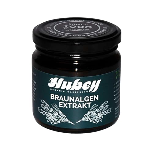 hubey estratto di alghe marroni – 100 g – tonico per piante per rivitalizzare fiori e radici – 100% concentrato solubile in acqua