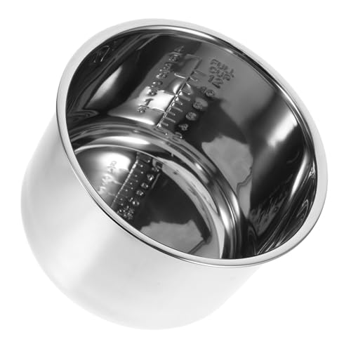 STOBAZA Potilla Interna De Cocción De Cocción De Cocción De Arroz Con Escala 6l Reemplazar Aroma A La Olla Aroma Olla Interior Olla De Acero Inoxidable Olla Suministros Eléctricos