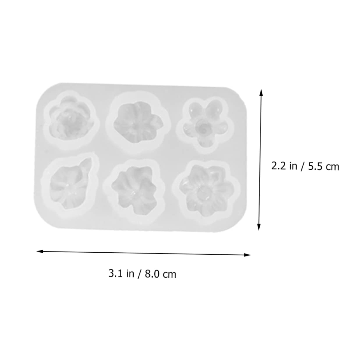 SEWACC 9piezas Moldes De Para Flores De Margarita Moldes De Para Manualidades y Decoración Floral