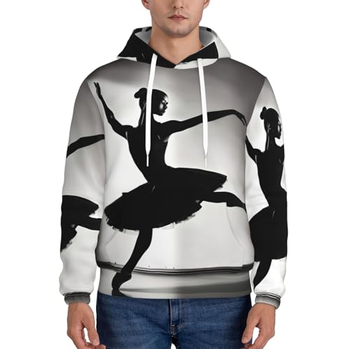 Pull polyester homme imprimé ballerine pour un confort décontracté - 2