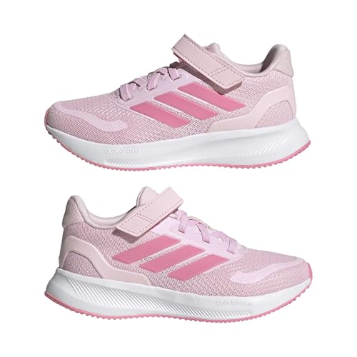 Image of adidas Kids' Marvel Run Falcon 5 Elastic Lace & Strap Shoe