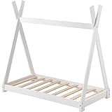 [House Bed Daybed for Kids] Sicherheit und Umweltschutz. Die dreieckige Struktur kann die Stabilität des Kinderbetts vollständig gewährleisten, während die vertikale Struktur es Kindern ermöglicht, sich nach Belieben umzudrehen. FSC-zertifiziertes Holz und umweltfreundliche Lackmaterialien garantieren die Gesundheit und Sicherheit von Kindern.Das Handbuch führt Sie durch alle Schritte. Die Zufriedenheit unserer Kunden hat für uns oberste Priorität. Bei Fragen wenden Sie sich bitte an uns