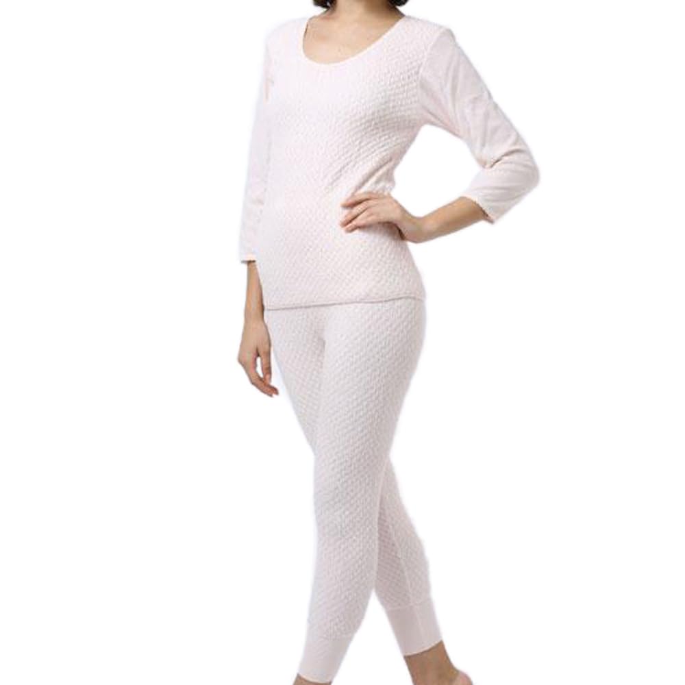 ひだまり極　新品未使用　8分袖インナー　スラックス下 ひだまり 極 婦人用◇上下セット(8分袖インナー＋スラックス下