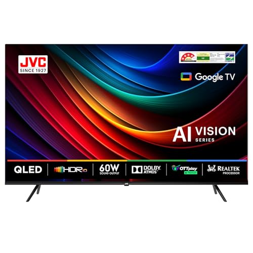 Image of JVC 140 cm (55 inches) AI Vision Series QLED Google TV LT-55NQ7165C (Black)