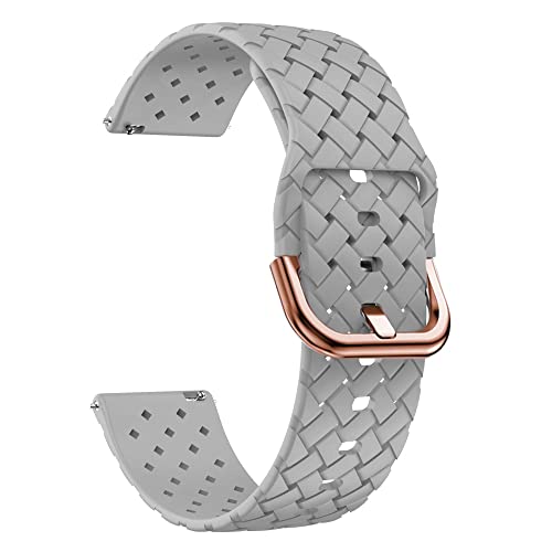 Bracelet silicone 20mm pour Umidigi UFit et UWatch 3 GPS avec boucle or rose